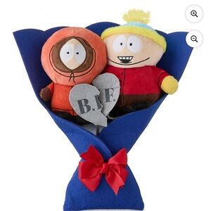 South Park Kenny & Eric BFF Plush Bouquet 13” Blue, Red, Orange, Yellow NWT